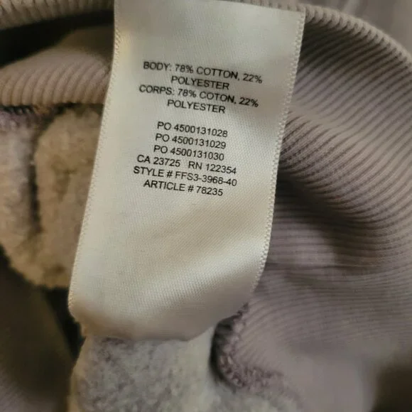 Aritzia Cropped Hoodie | XS | Taupe/Stone | Minimal Athleisure - Picture 5 of 5